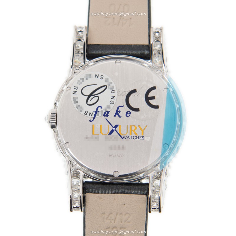 Chopard 139377-1001 Replica Watch, Automatic, 18kt White Gold, Diamond Bezel, Silver Dial - Image 3