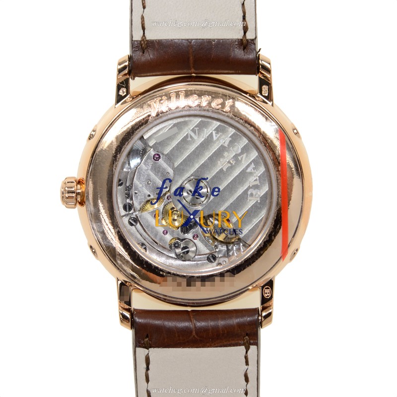 Blancpain Villeret 6263-3642-55B Replica Watch, Automatic, White Dial, Rose Gold Case - Image 3