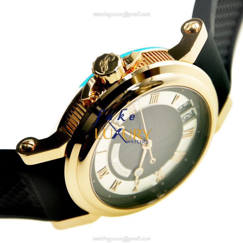 Breguet 5817BR/Z2/5V8 MARINE Replica Watch - 18kt Rose Gold Automatic - Rubber Strap - Image 4