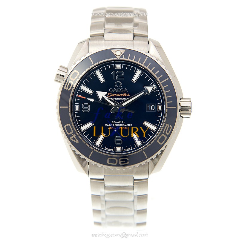 Omega SEAMASTER 215.30.40.20.03.001 Automatic Stainless Steel Replica Watch, Blue Dial, Silver Strap - Image 2
