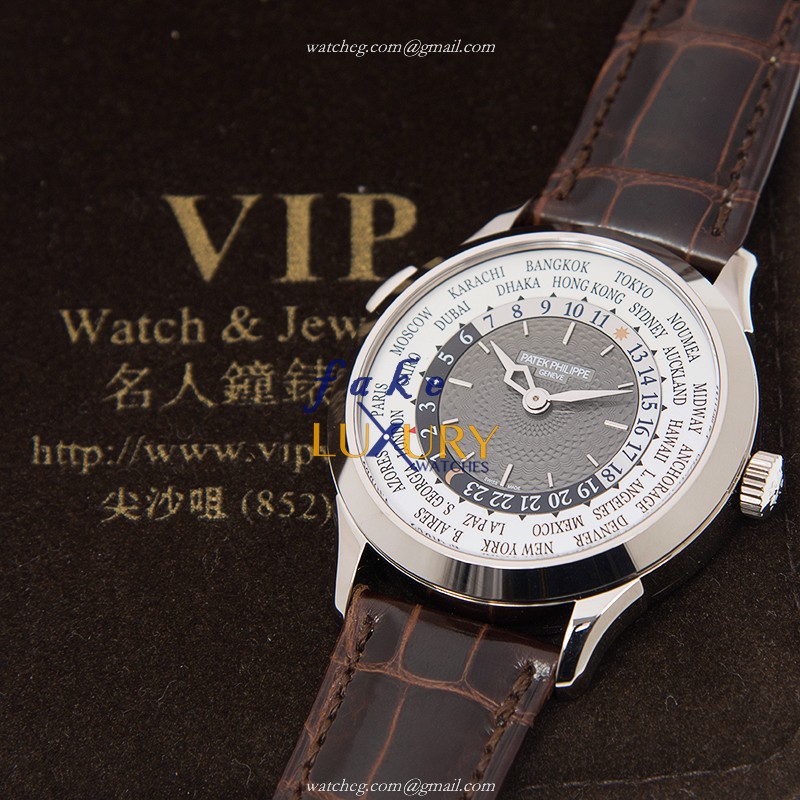 Patek Philippe 5230G-001 Replica Watch Automatic Movement Gray Dial 18kt White Gold Case Alligator - Image 4