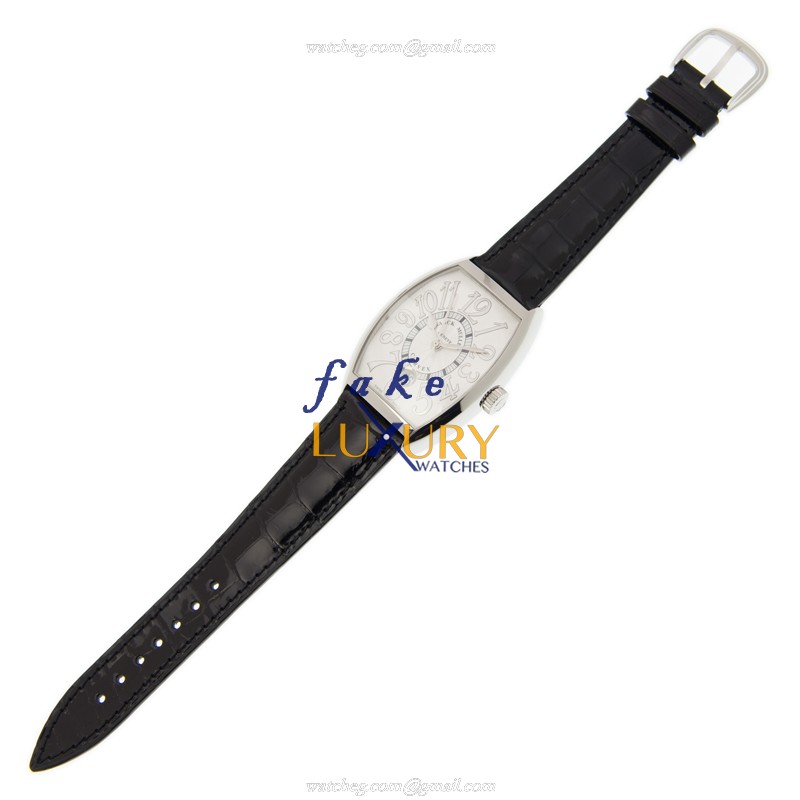 Franck Muller 7851 SC DT REL AC Cintree Curvex Replica Watch, Automatic, White Dial, Steel Case - Image 2