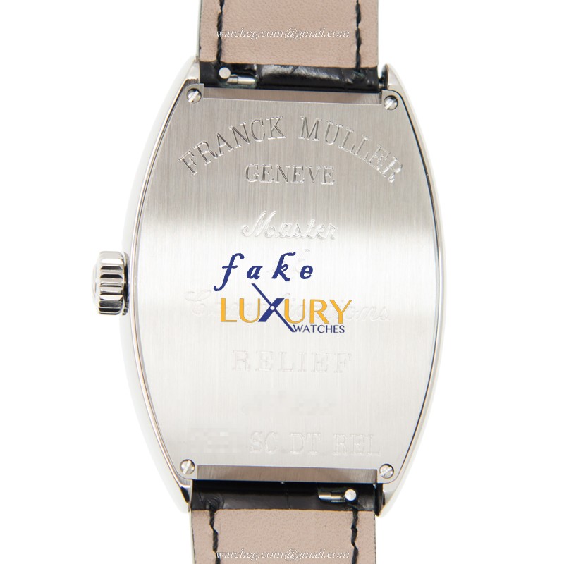 Franck Muller 7851 SC DT REL AC Cintree Curvex Replica Watch, Automatic, White Dial, Steel Case - Image 3