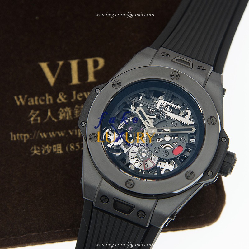 Hublot 414.CI.1110.RX BIG BANG Manual Wind PVD Gold Replica Watch | 1:1 Swiss Clone | Black Dial - Image 5