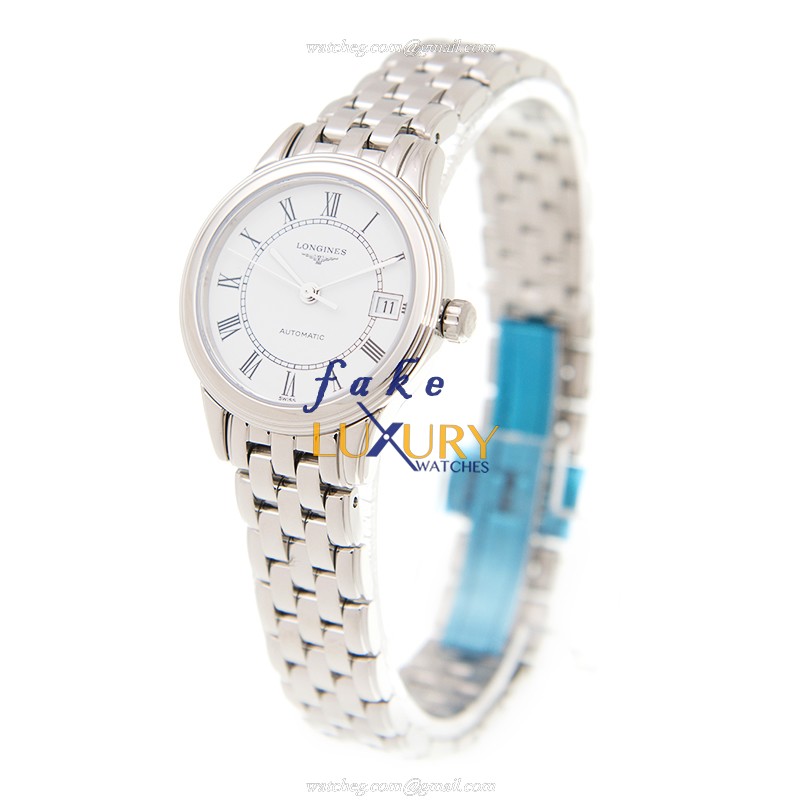 Longines L4.274.4.21.6 Flagship Replica Watch, White Dial, Steel Case, Automatic Movement - Image 3