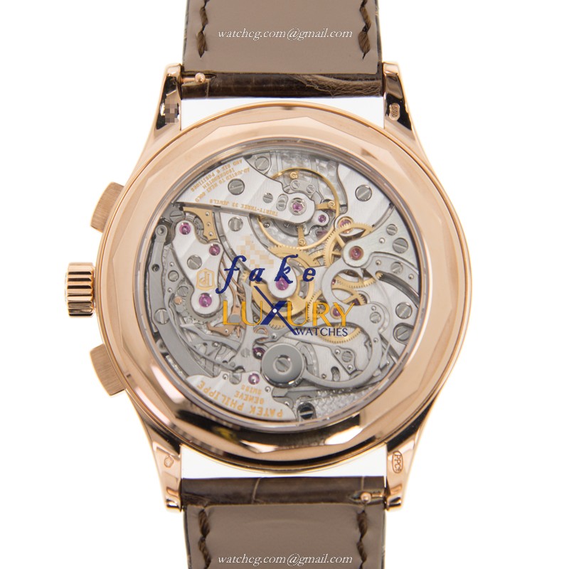 Patek Philippe 5170R-001 Replica Watch, Manual Wind, White Dial, 18kt Rose Gold Case - Image 3