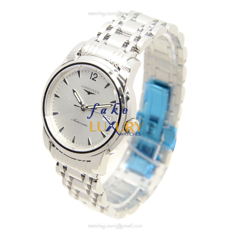 Longines L2.763.4.72.6 SAINT IMIER Automatic Stainless Steel Replica Watch - Swiss Movement, Silver - Image 3
