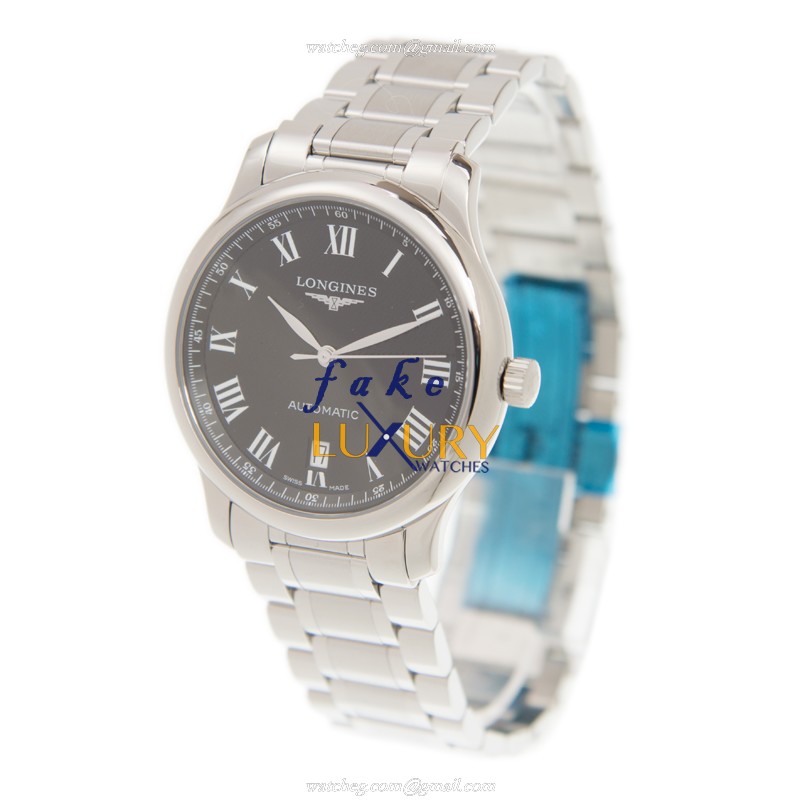 Longines L2.628.4.51.6 Master - Replica Watch - Automatic - Steel Case - Black Dial - Silver Strap - Image 3