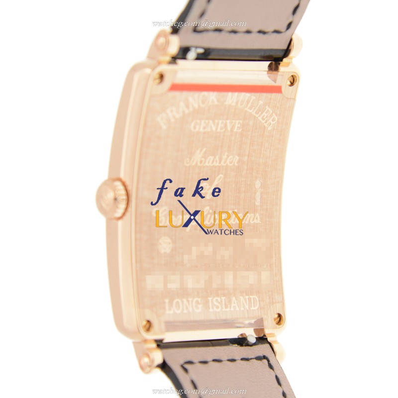 Franck Muller 952 QZ MOP D 1R CD8 NI 5N LONG ISLAND Quartz Rose Gold & Diamond Replica Watch - Image 3