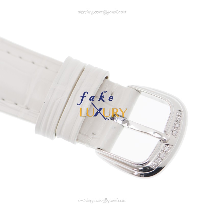 Franck Muller DM 42 COL DRM D 1R CD OG Replica Watch, 42mm, Automatic, Silver Dial, White Alligator - Image 4