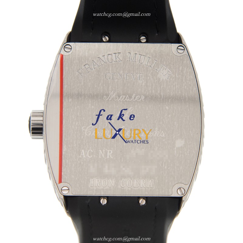 Franck Muller V 45 SC DT IRON COBRA AC.NR Automatic Stainless Steel Silver Dial Replica Watch - Image 3