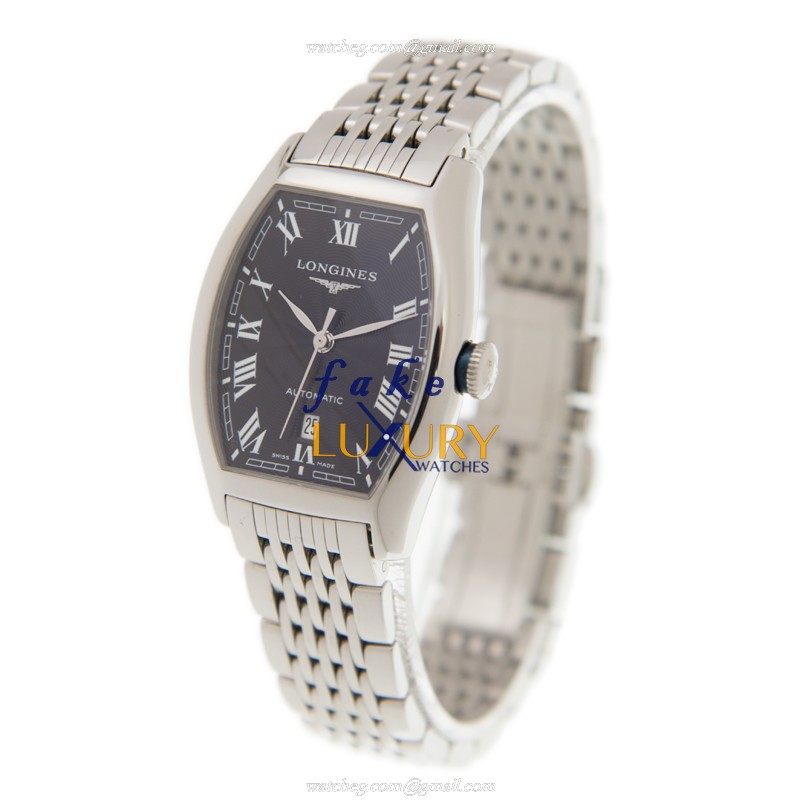 Longines L2.142.4.51.6 Replica Watch, Automatic, Black Dial, Steel Case & Bracelet, 30mm - Image 3