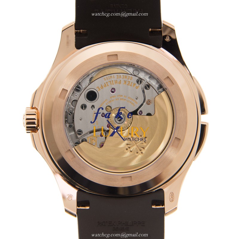 5164R-001 - Patek Philippe Aquanaut Replica Watch 5164R-001 - 18kt Rose Gold Automatic Brown Dial - Image 3