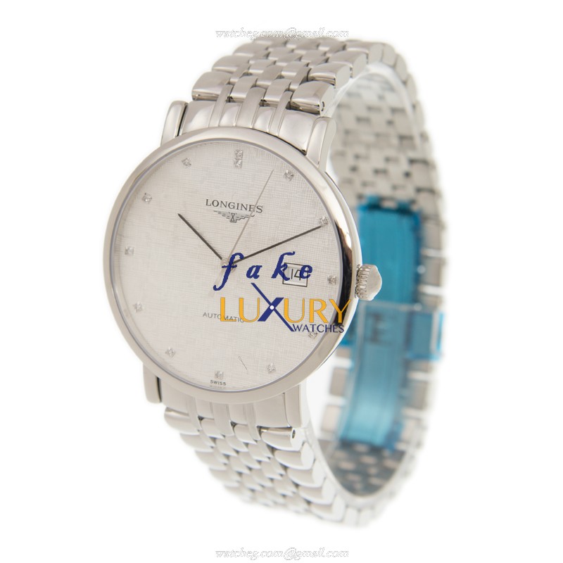 Longines L4.910.4.77.6 Elegant Automatic Stainless Steel Replica Watch | Swiss Movement | Silver - Image 3