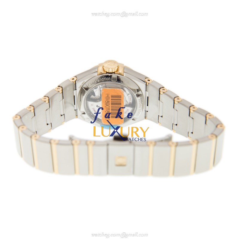 Omega 127.20.27.20.55.002 CONSTELLATION Auto 18kt Gold/Steel - White Dial - Replica Watch - Image 4