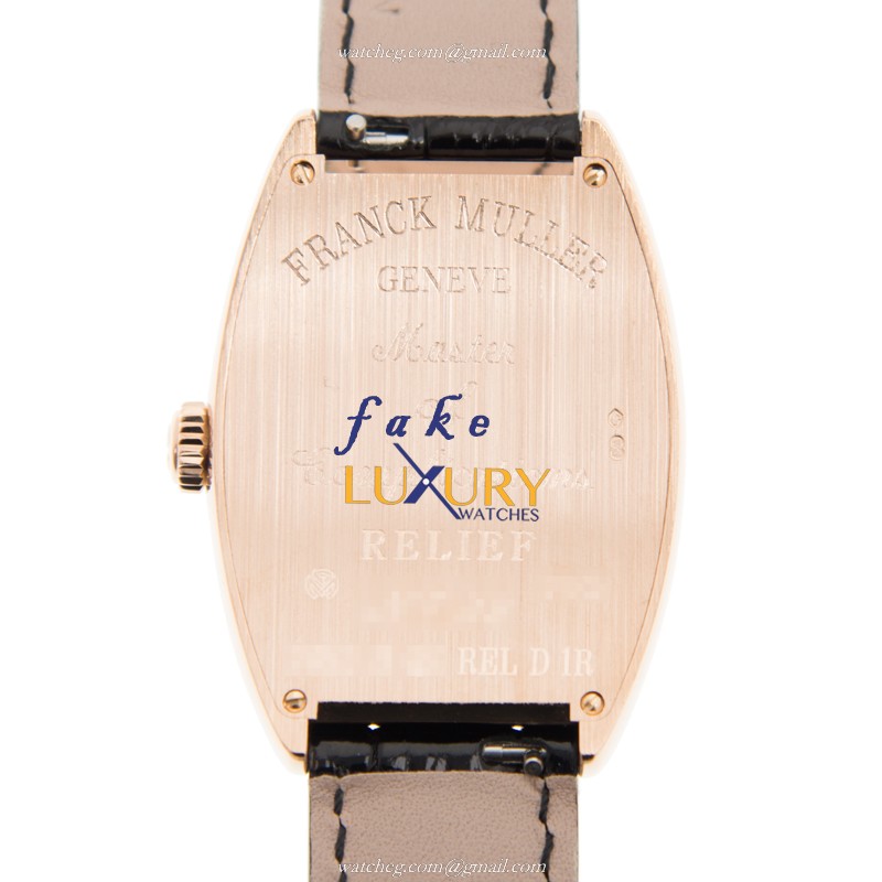 Franck Muller 2852 B QZ REL D1 R 5N - Replica Watch - White Dial - Quartz - Alligator Strap - Image 3