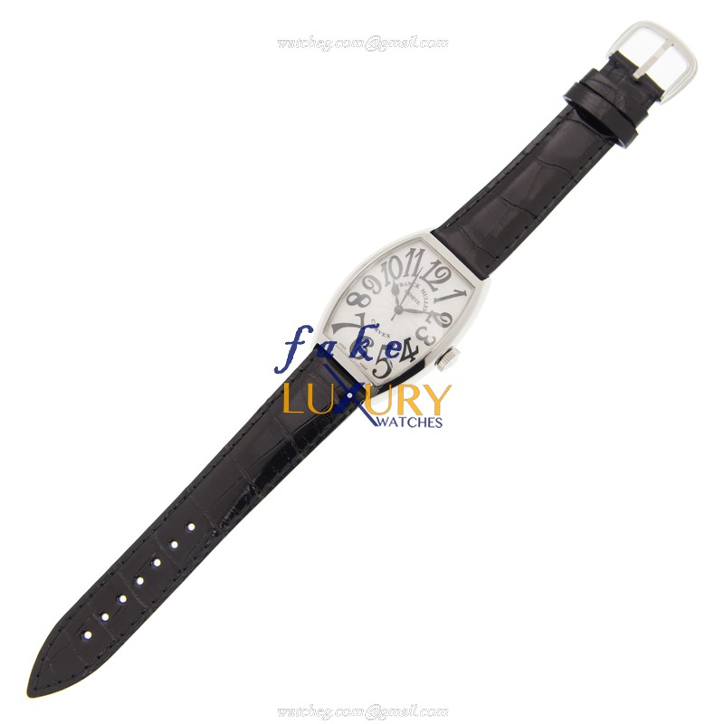 Franck Muller 5851 SC AC Cintree Curvex Replica Watch, White Dial, Steel Case, Automatic Movement - Image 2