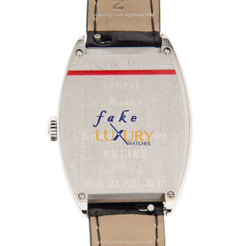 Franck Muller 7502 QZ REL D 1R AC Cintree Curvex Quartz White Dial Stainless Steel Diamonds Replica - Image 3
