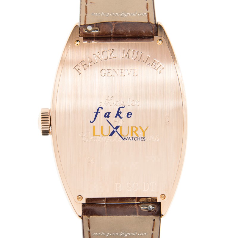 Franck Muller 8880BSCDTAC Automatic 18kt Rose Gold Vintage Replica Watch - Model - Image 3