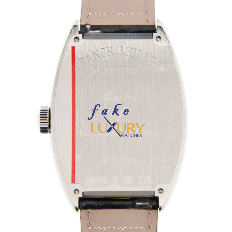 Franck Muller 8880BSCDTAC Automatic Stainless Steel White Dial Alligator Strap Replica Watch - Image 3