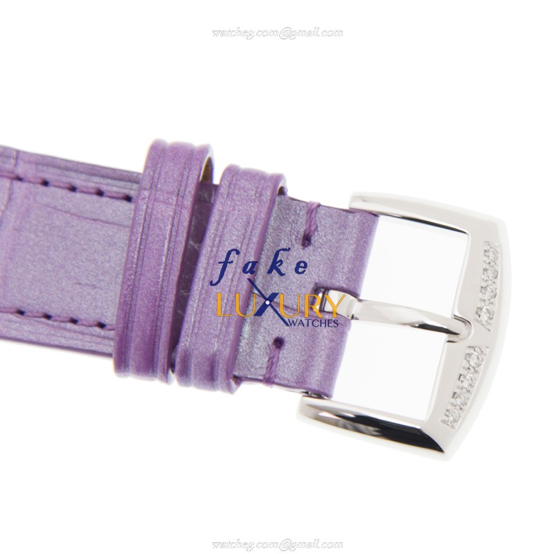 952 QZ REL MOP VL D 1R PEONY AC - Franck Muller Long Island Replica Watch - Quartz Purple Strap - Image 4