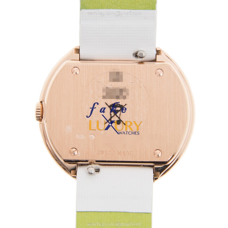 Piaget G0A41188 POSSESSION Replica Watch, Quartz, 29mm, 18kt Rose Gold & Diamonds, Silver Dial - Image 3