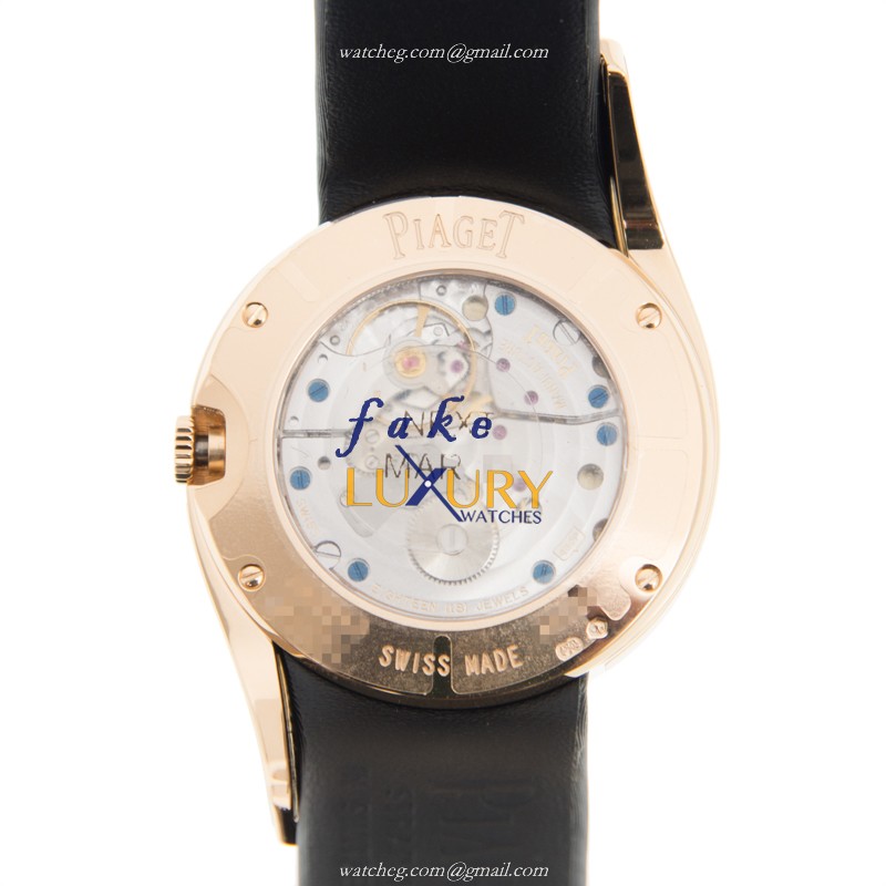 Piaget G0A41291 Limelight Replica Watch - Manual Wind - 32mm Rose Gold - White Mother of Pearl Dial - Image 3