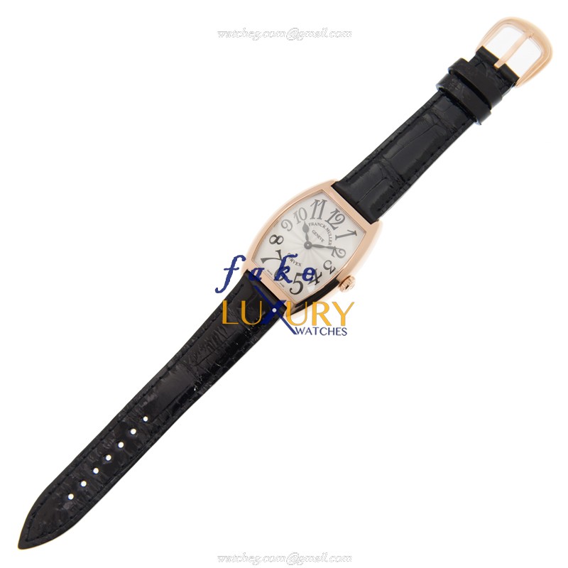 Franck Muller 7502QZ 5N CINTREE CURVEX Quartz 18kt Rose Gold Replica Watch, Model - Image 2