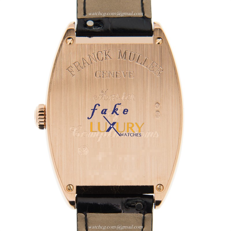 Franck Muller 7502QZ 5N CINTREE CURVEX Quartz 18kt Rose Gold Replica Watch, Model - Image 3