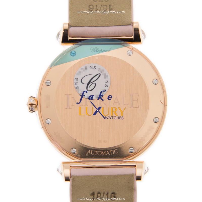Chopard 384242-5006 IMPERIALE Automatic 18kt Rose Gold & Diamonds - Replica Watch - Pink Mother of - Image 3