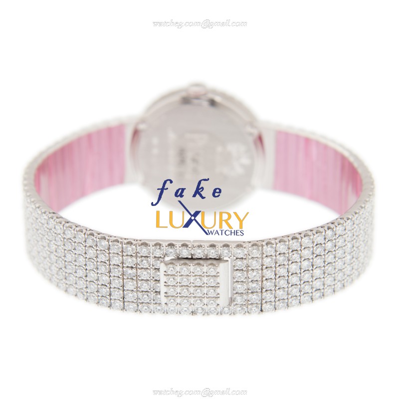 Piaget G0A38020 TRADITION Replica Watch - Manual Wind - 18kt White Gold & Diamond - Silver Dial - Image 5