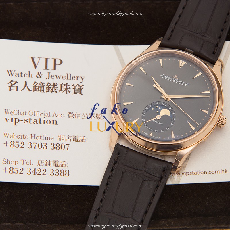 - Q136255J - Jaeger-Lecoultre Master Ultra Thin Replica Watch - Automatic - 18kt Rose Gold - Image 5