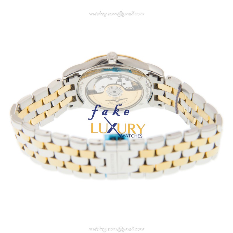Longines FLAGSHIP L4.874.3.27.7 Automatic Gold-Plated Steel White Dial Replica Watch - Image 4