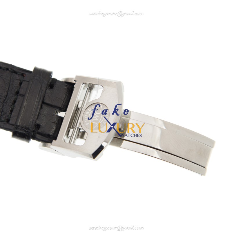 IWC IW500708 Portuguese Replica Watch, Automatic, Green Dial, Steel Case, Black Alligator Strap - Image 4