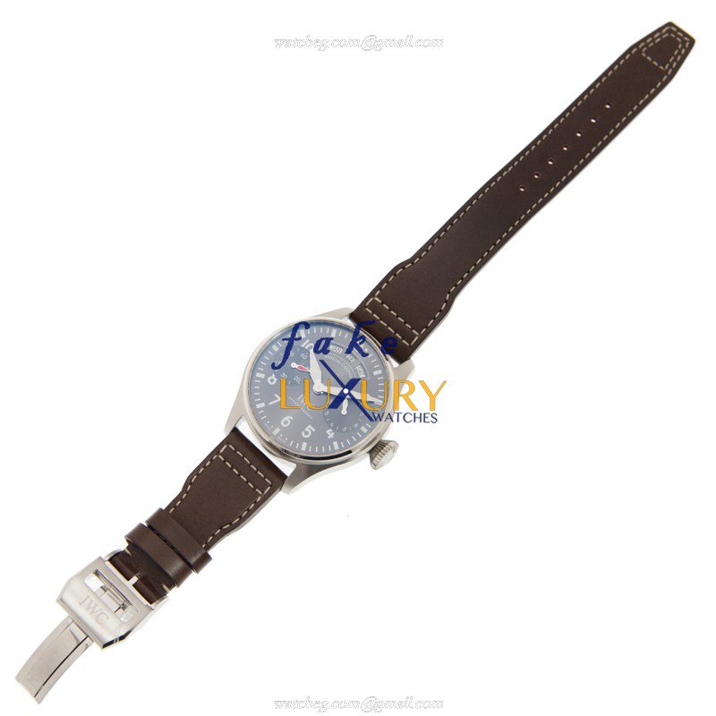 IWC IW502702 Pilots Replica Watch Automatic Movement Dark Grey Dial Steel Case - Image 2