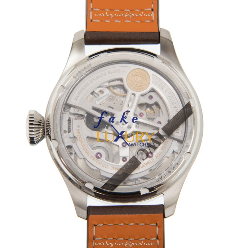 IWC IW502702 Pilots Replica Watch Automatic Movement Dark Grey Dial Steel Case - Image 3