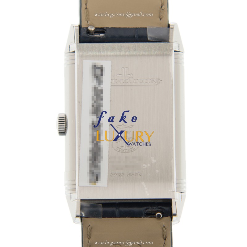 Jaeger-Lecoultre Q3908420 - Manual Wind Stainless Steel Replica Watch - Blue Leather Strap - 42.9 X - Image 3