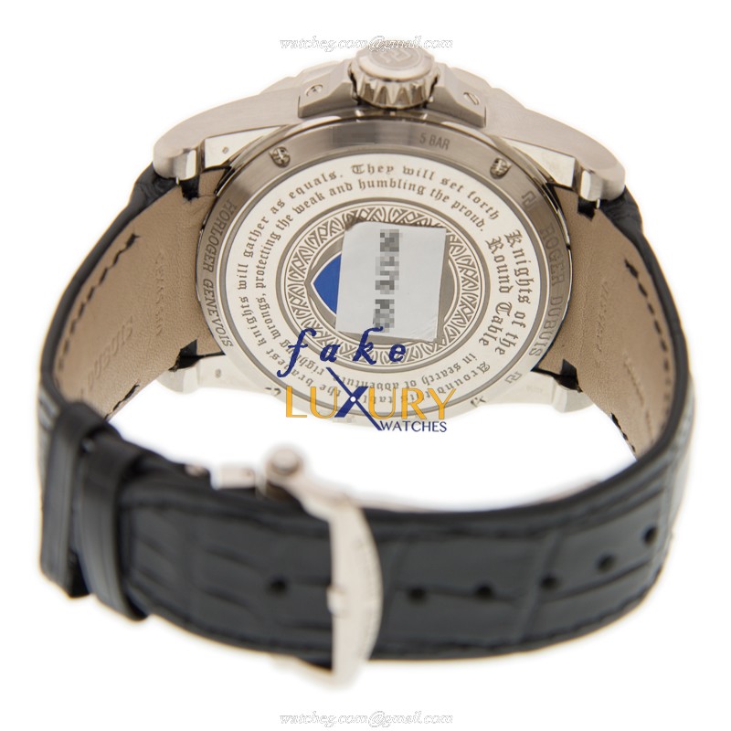 Roger Dubuis DBEX0495 Excalibur Replica Watch, Automatic, 18kt White Gold, Black Dial - Image 4