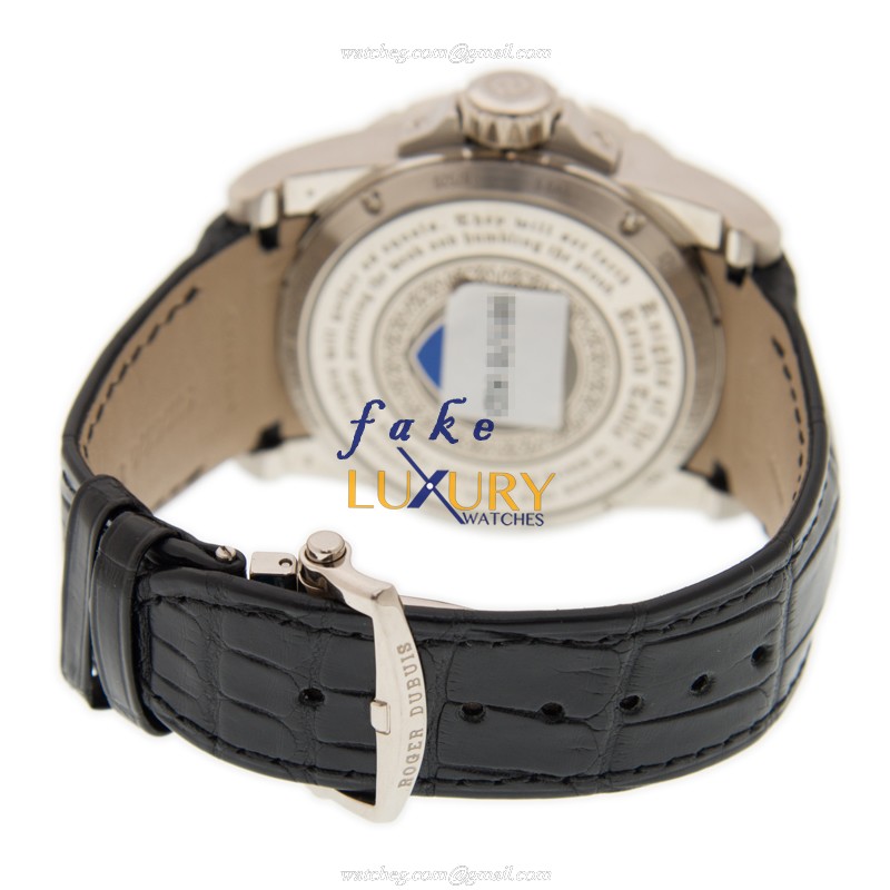 Roger Dubuis DBEX0495 Excalibur Replica Watch, Automatic, 18kt White Gold, Black Dial - Image 5