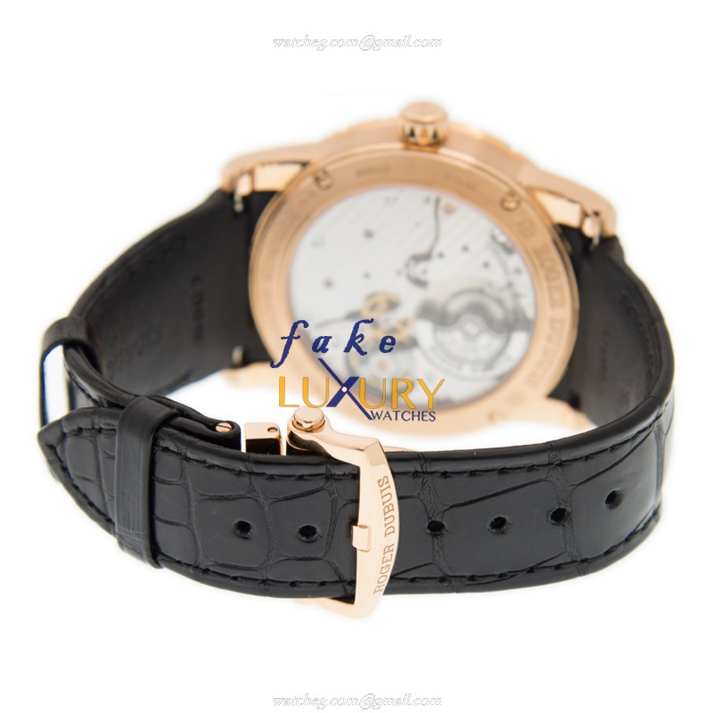 Roger Dubuis RDDBEX0351 Excalibur Replica Watch 42mm Rose Gold Automatic Silver Dial - Image 5