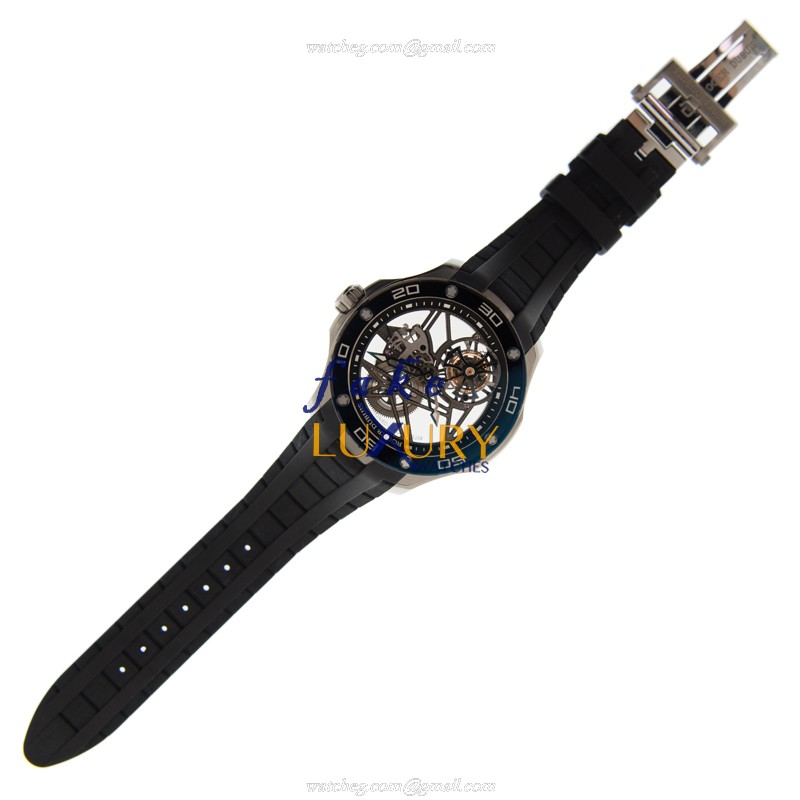 RDDBPU0010 - Roger Dubuis Pulsion Replica Watch - Manual Wind Titanium Transparent Skull - Image 2