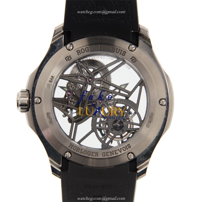 RDDBPU0010 - Roger Dubuis Pulsion Replica Watch - Manual Wind Titanium Transparent Skull - Image 3