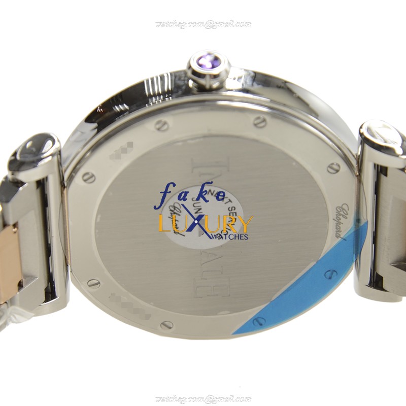 Chopard 388531-6002 IMPERIALE Automatic Stainless Steel Replica Watch, White Dial, Silver & Gold - Image 4