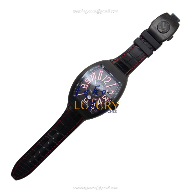 Franck Muller V 45 SC DT TT NR BR.ER WT Automatic Titanium Replica Watch - Image 2