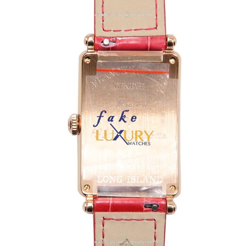 Franck Muller 952 QZ D 1R 5N Replica Watch Silver Dial Rose Gold Case Quartz Movement - Image 3