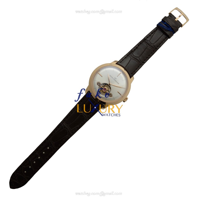 Girard Perregaux 1966 99535-52-131-BKBA Replica Watch, White Dial, 18kt Rose Gold Case, Automatic - Image 2