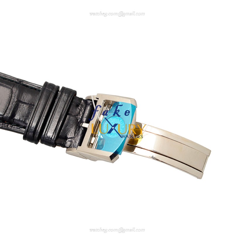 IWC IW503401 Portuguese Replica Watch, Automatic, Blue Dial, 18kt White Gold Case, Alligator Strap - Image 4