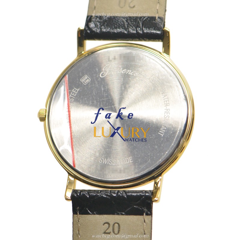 Longines L4.790.2.11.2 Replica Watch Quartz Movement 18kt Rose Gold Steel Case White Dial Black - Image 4