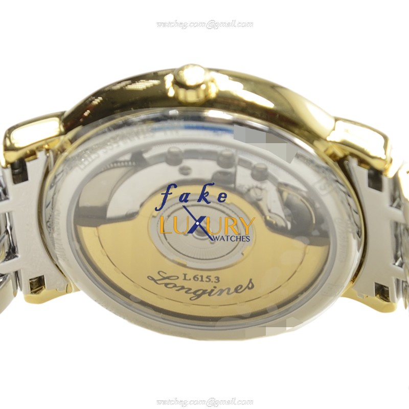 Longines L4.804.2.11.7 PRESENCE Automatic Gold-Plated & Stainless Steel  Replica Watches - Image 4