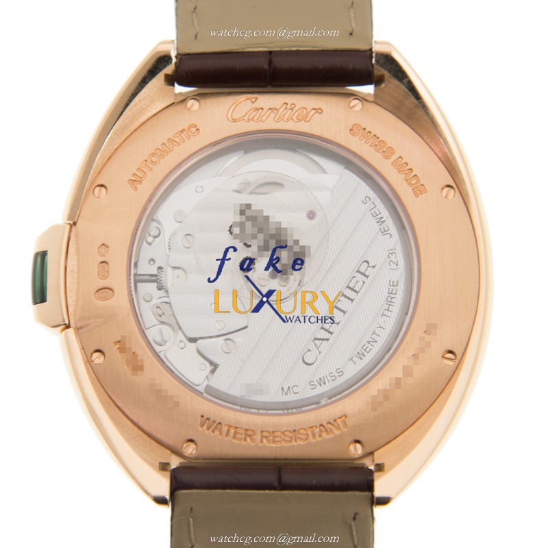 Cartier WGCL0019 Automatic 18kt Rose Gold Replica Watch | Ceramic Bezel | Swiss Movement | 1:1 - Image 3